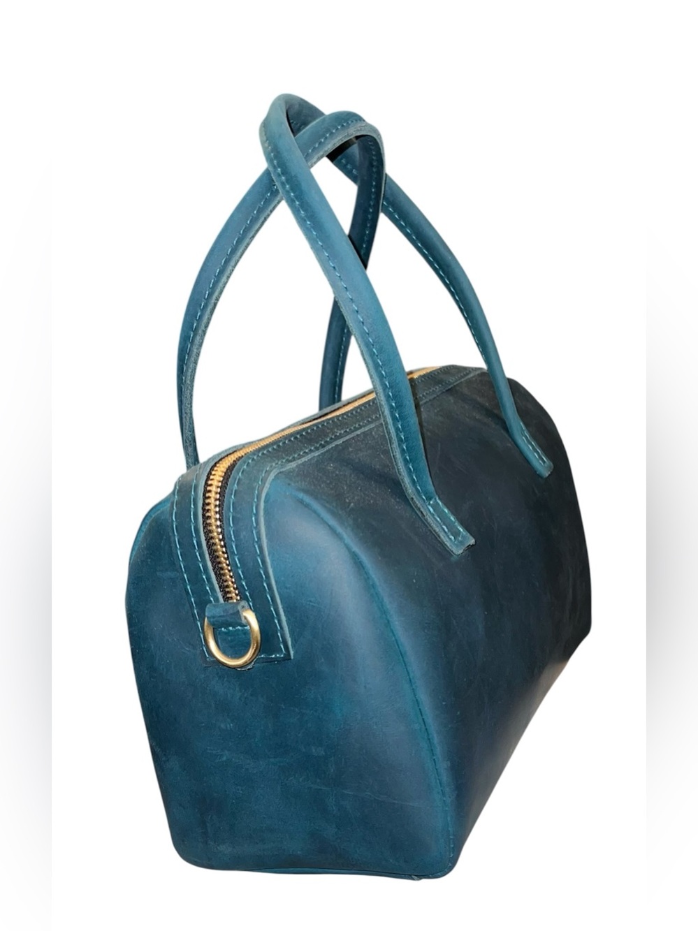 Portland Leather Westward Blue Oversized Sloan Bag - Picture 2 of 7